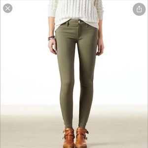 American Eagle olive jeans